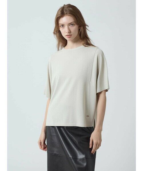 Aquascutum / アクアスキュータム ニット・セーター | ハーフスリーブニットプルオーバー | 詳細12