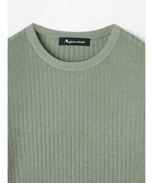 Aquascutum / アクアスキュータム ニット・セーター | 【アンサンブル対応】SILKY リブニットプルオーバー | 詳細11
