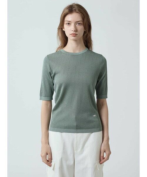 Aquascutum アンゴラ ブレンド ウール コート ミントブルー Aquascutum アンゴラ ブレンド ウール コート ミントブルー