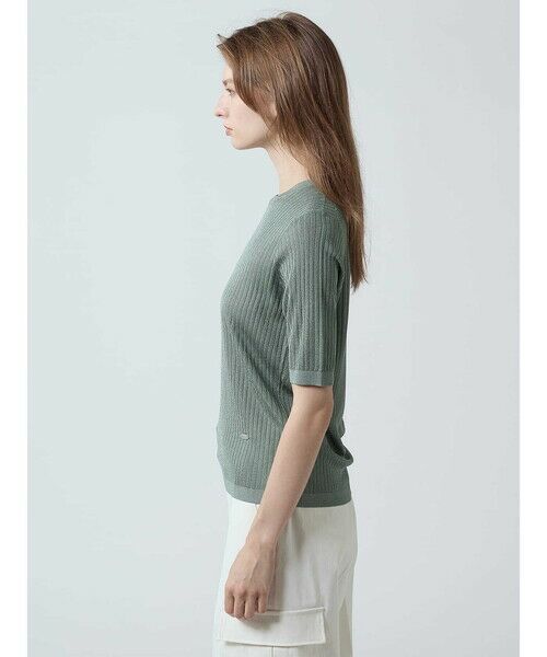 Aquascutum / アクアスキュータム ニット・セーター | 【アンサンブル対応】SILKY リブニットプルオーバー | 詳細5