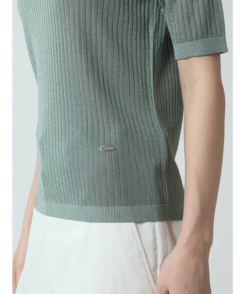 Aquascutum / アクアスキュータム ニット・セーター | 【アンサンブル対応】SILKY リブニットプルオーバー | 詳細7