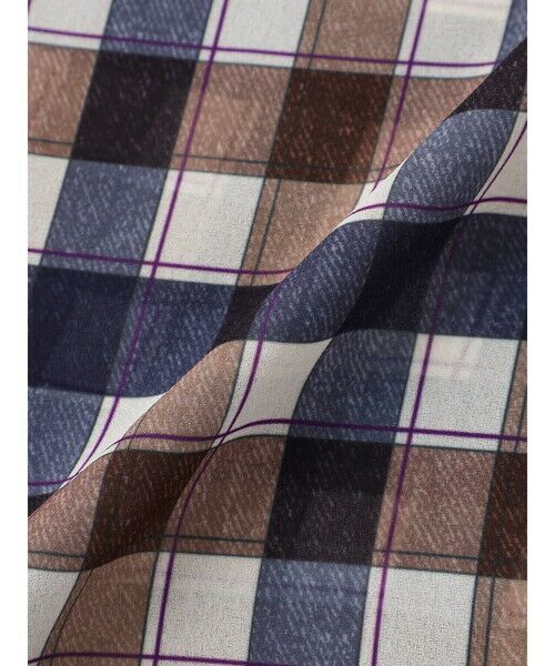 Aquascutum / アクアスキュータム シャツ・ブラウス | ドレーピークラブチェックプリントブラウス | 詳細11