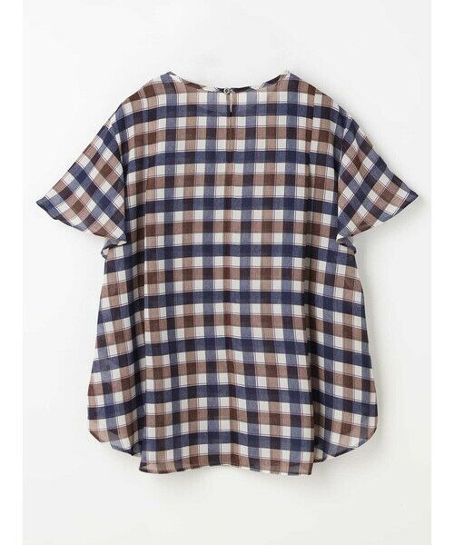 Aquascutum / アクアスキュータム シャツ・ブラウス | ドレーピークラブチェックプリントブラウス | 詳細7