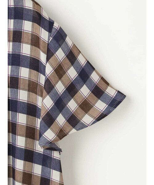Aquascutum / アクアスキュータム シャツ・ブラウス | ドレーピークラブチェックプリントブラウス | 詳細9