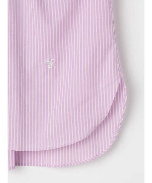 Aquascutum / アクアスキュータム シャツ・ブラウス | パステルストライプ ギャザーシャツ | 詳細11