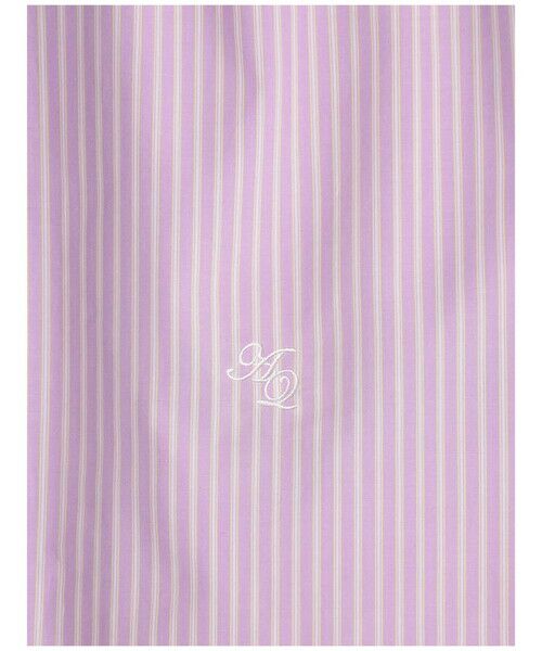 Aquascutum / アクアスキュータム シャツ・ブラウス | パステルストライプ ギャザーシャツ | 詳細12