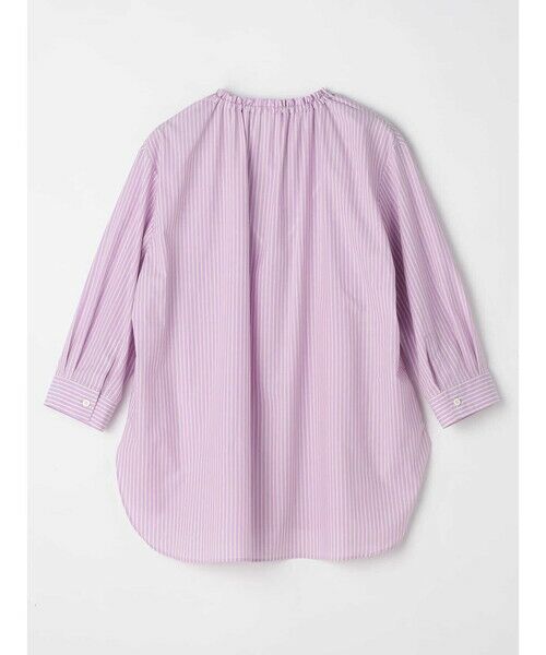 Aquascutum / アクアスキュータム シャツ・ブラウス | パステルストライプ ギャザーシャツ | 詳細8