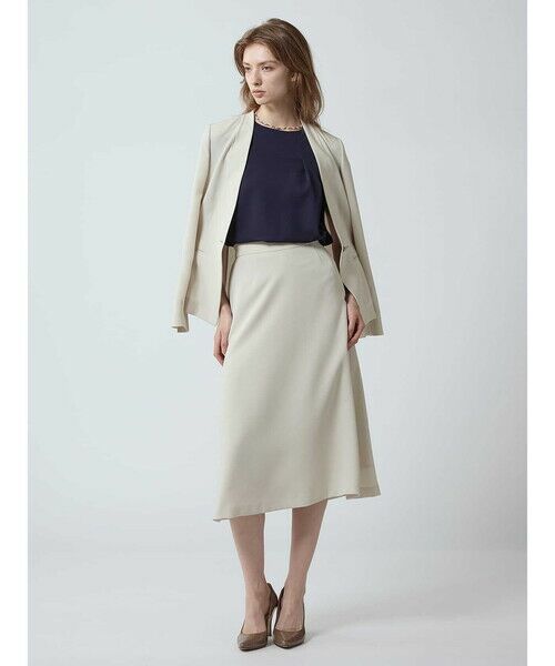 Aquascutum / アクアスキュータム ミニ・ひざ丈スカート | 【セットアップ対応】トリアセストレッチスカート | 詳細1