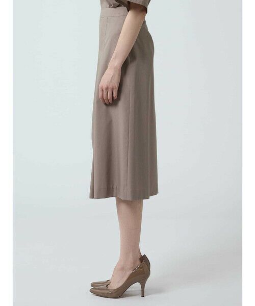 Aquascutum / アクアスキュータム ミニ・ひざ丈スカート | 【セットアップ対応】タックデザインスカート | 詳細4