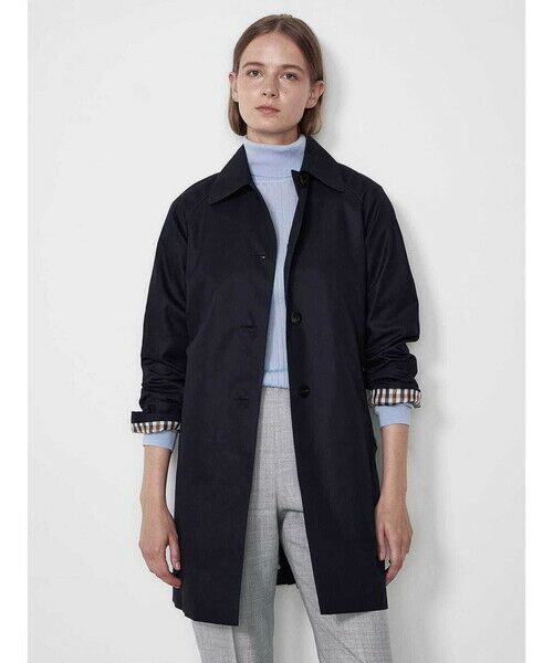 楽天市場】アクアスキュータム ステンカラーコートの通販