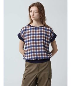 Aquascutum / アクアスキュータム ニット・セーター | クラブチェックコンビニット