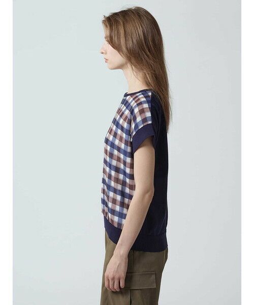 Aquascutum / アクアスキュータム ニット・セーター | クラブチェックコンビニット | 詳細3