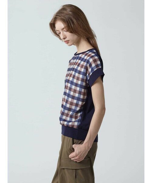 Aquascutum / アクアスキュータム ニット・セーター | クラブチェックコンビニット | 詳細5