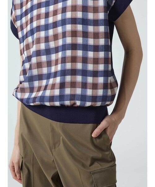 Aquascutum / アクアスキュータム ニット・セーター | クラブチェックコンビニット | 詳細6