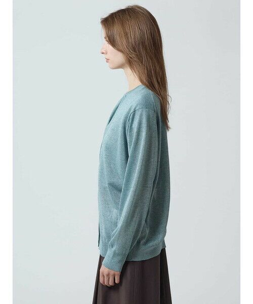 Aquascutum / アクアスキュータム ニット・セーター | 【アンサンブル対応】シャイニーニット カーディガン | 詳細3