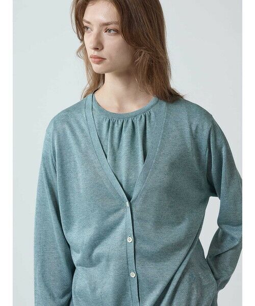 Aquascutum / アクアスキュータム ニット・セーター | 【アンサンブル対応】シャイニーニット カーディガン | 詳細6