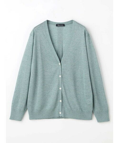 Aquascutum / アクアスキュータム ニット・セーター | 【アンサンブル対応】シャイニーニット カーディガン | 詳細7