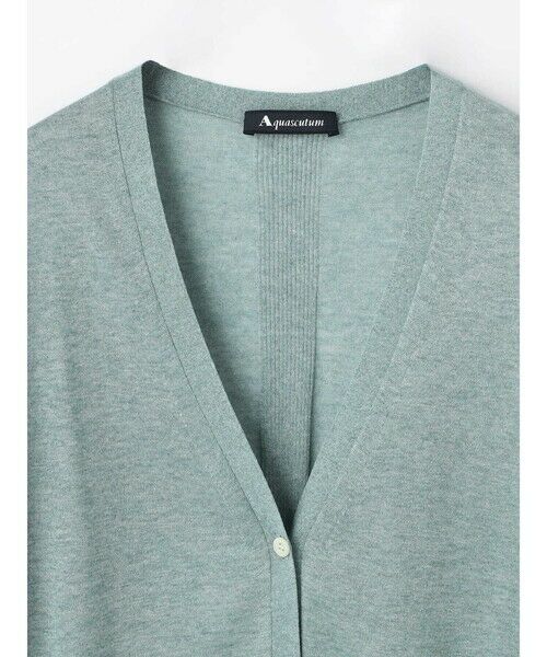Aquascutum / アクアスキュータム ニット・セーター | 【アンサンブル対応】シャイニーニット カーディガン | 詳細9