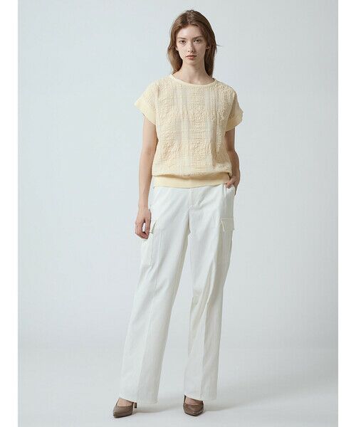 Aquascutum / アクアスキュータム ニット・セーター | ジャカードコンビニット | 詳細1