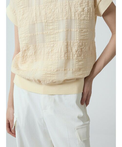 Aquascutum / アクアスキュータム ニット・セーター | ジャカードコンビニット | 詳細5