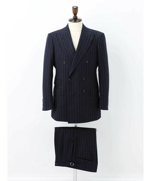 Aquascutum / アクアスキュータム セットアップ | 【UK Traditional】Flannel Chalk ST Suit | 詳細7