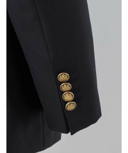 Aquascutum / アクアスキュータム テーラードジャケット | Navy Blazer | 詳細3