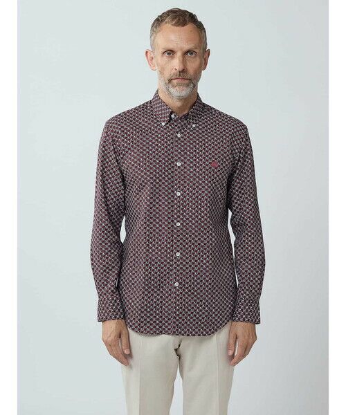 Aquascutum / アクアスキュータム シャツ・ブラウス | AQ Motif Print Shirt | 詳細2