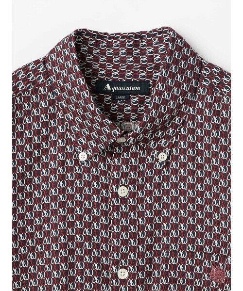 Aquascutum / アクアスキュータム シャツ・ブラウス | AQ Motif Print Shirt | 詳細9