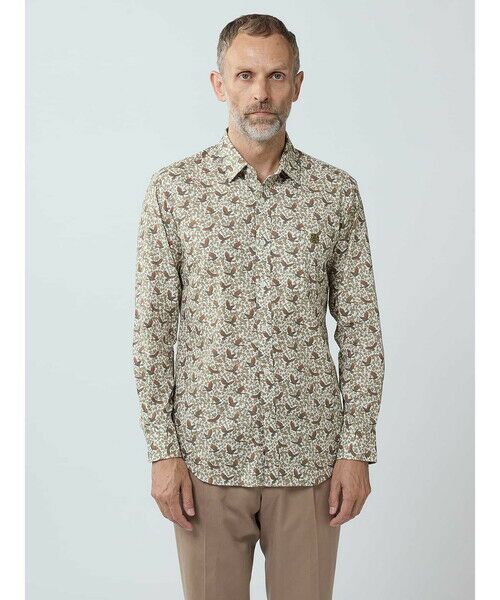 Aquascutum / アクアスキュータム シャツ・ブラウス | London Bird Print Shirt | 詳細4