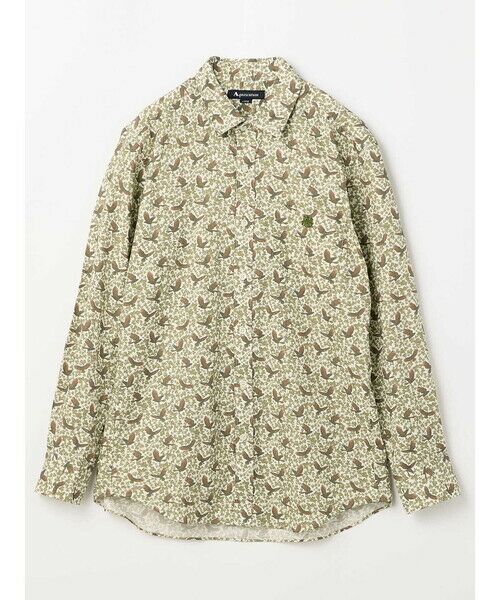 Aquascutum / アクアスキュータム シャツ・ブラウス | London Bird Print Shirt | 詳細7