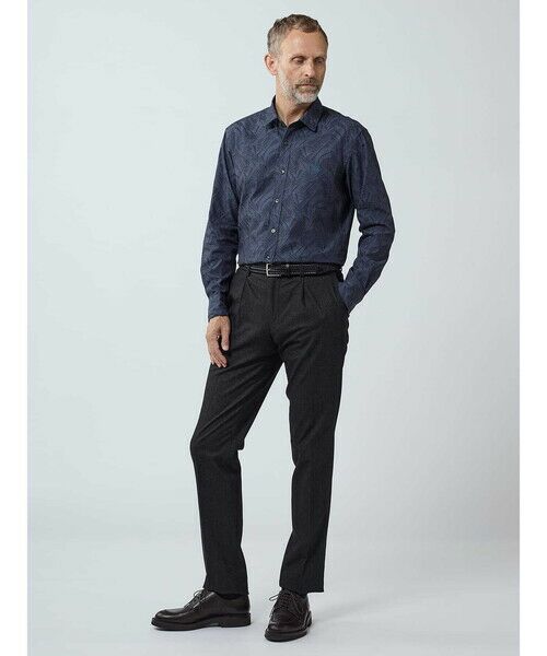 Aquascutum / アクアスキュータム シャツ・ブラウス | Architecture Jacquard Shirt | 詳細1