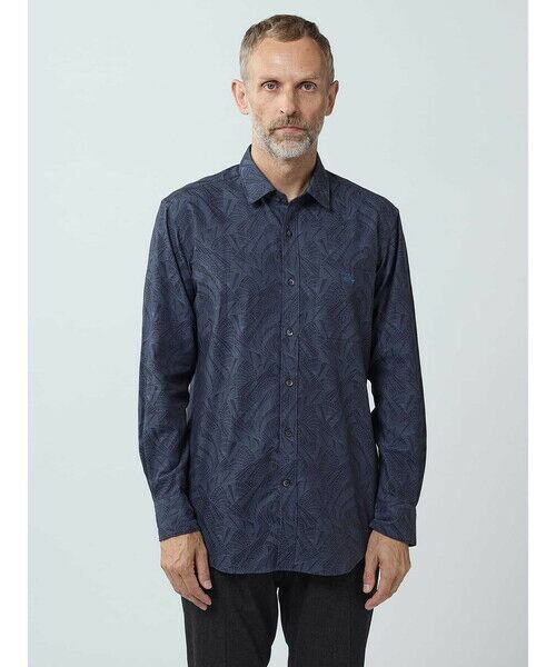 Aquascutum / アクアスキュータム シャツ・ブラウス | Architecture Jacquard Shirt | 詳細2