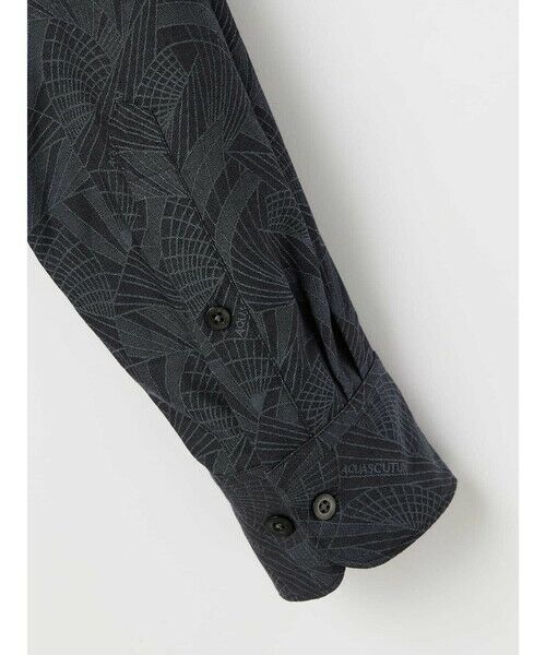 Aquascutum / アクアスキュータム シャツ・ブラウス | Architecture Jacquard Shirt | 詳細9