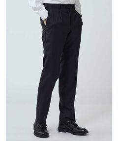 Aquascutum / アクアスキュータム スラックス・ドレスパンツ | S140's Navy Trousers