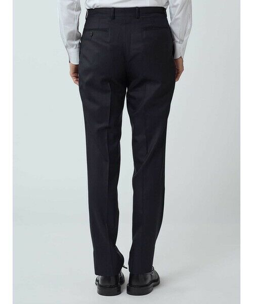 Aquascutum / アクアスキュータム スラックス・ドレスパンツ | S140's Navy Trousers | 詳細4