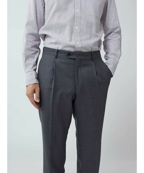 Aquascutum / アクアスキュータム スラックス・ドレスパンツ | Plain Twill Trousers | 詳細5
