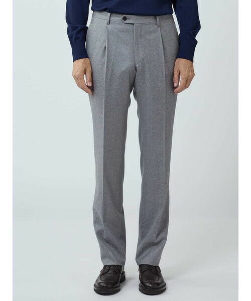 Aquascutum / アクアスキュータム スラックス・ドレスパンツ | Flannnel Trousers | 詳細2