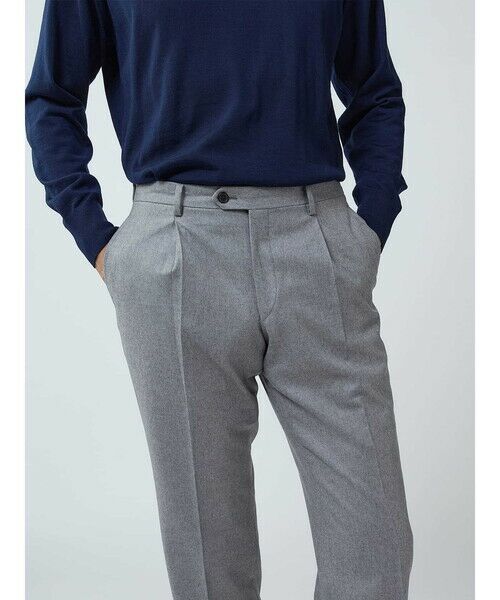 Aquascutum / アクアスキュータム スラックス・ドレスパンツ | Flannnel Trousers | 詳細5