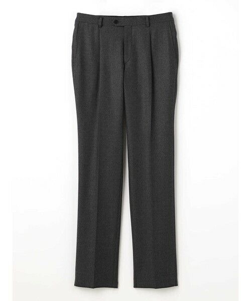 Aquascutum / アクアスキュータム スラックス・ドレスパンツ | Flannnel Trousers | 詳細10