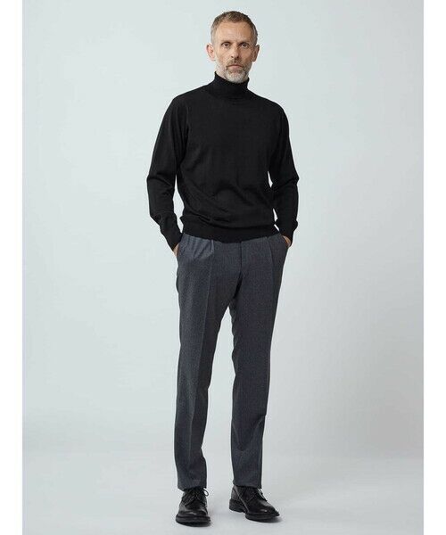 Aquascutum / アクアスキュータム スラックス・ドレスパンツ | Flannnel Trousers | 詳細8