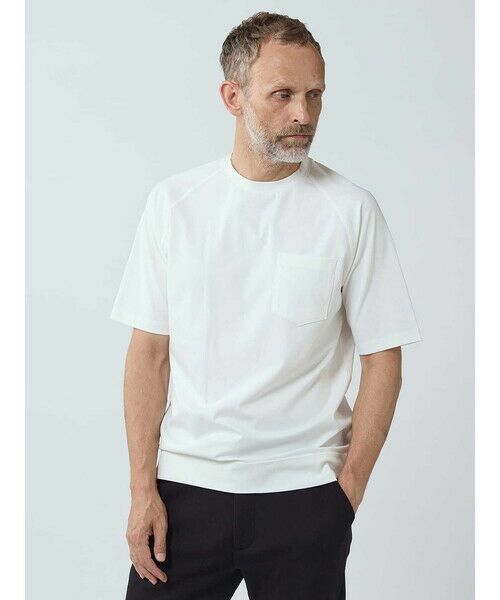 Aquascutum/アクアスキュータム TEC.3 Trip:Nylon Bare-smooth Half-sleeve ホワイト M Aquascutum/アクアスキュータム TEC.3 Trip:Nylon Bare-smooth Half-sleeve ホワイト M