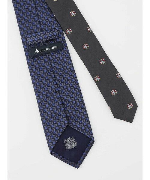 Aquascutum / アクアスキュータム ネクタイ | ダイヤ柄タイ(小剣クレスト) | 詳細3