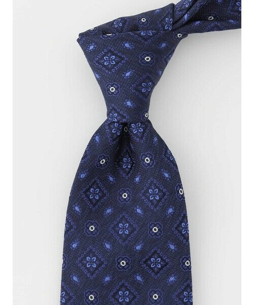 Aquascutum / アクアスキュータム ネクタイ | フラワーモチーフタイ | 詳細1