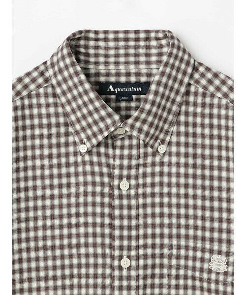 Aquascutum / アクアスキュータム シャツ・ブラウス | 【KING SIZE】Small Ombre Check Shirt | 詳細8