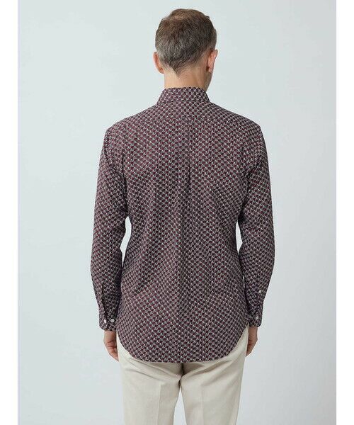 Aquascutum / アクアスキュータム シャツ・ブラウス | 【KING SIZE】AQ Motif Print Shirt | 詳細4