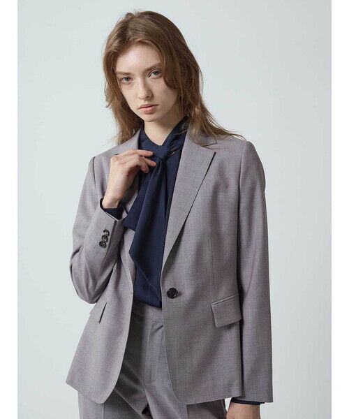 Aquascutum / アクアスキュータム テーラードジャケット | 【セットアップ対応】REDA ストレッチツイルジャケット | 詳細2