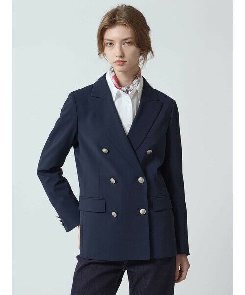 Aquascutum / アクアスキュータム テーラードジャケット | ストレッチダブルブレザー | 詳細5