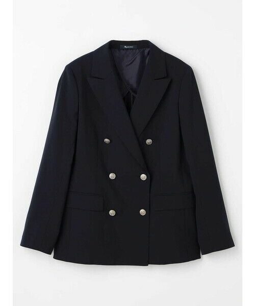 Aquascutum / アクアスキュータム テーラードジャケット | ストレッチダブルブレザー | 詳細7