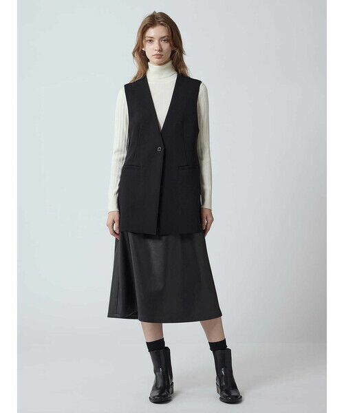 Aquascutum / アクアスキュータム テーラードジャケット | ノーカラージレ | 詳細1