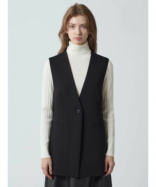 Aquascutum / アクアスキュータム テーラードジャケット | ノーカラージレ | 詳細2